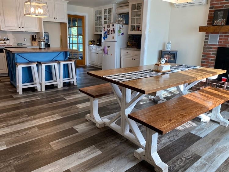 dining room table in kitchen